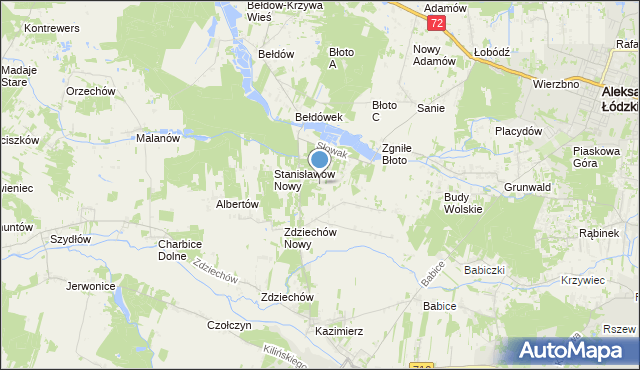 mapa Słowak, Słowak na mapie Targeo